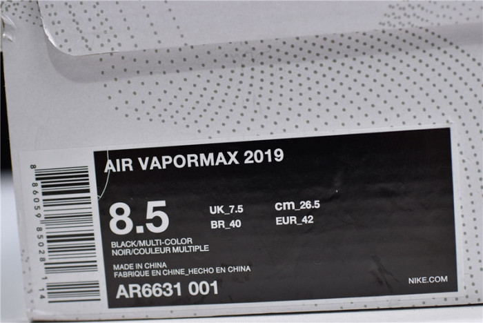 Air VaporMax 2019 Throwback Future AR6631-001 
